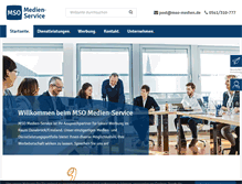 Tablet Screenshot of mso-medien.de